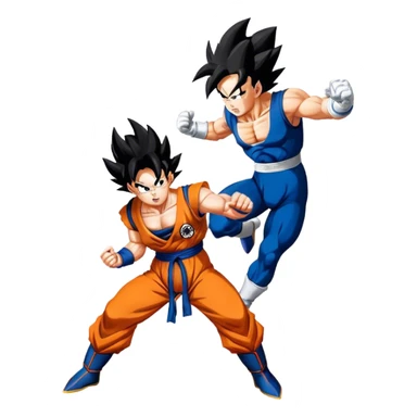 Goku vs Vegeta sticker