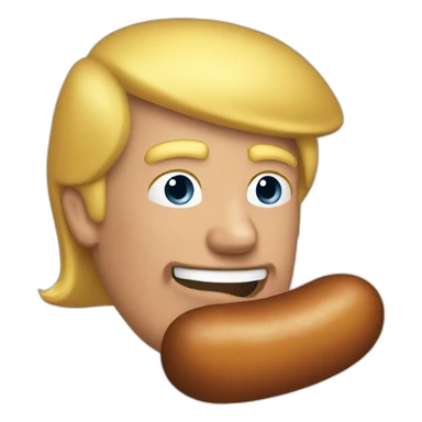 trump-riding-sausage sticker