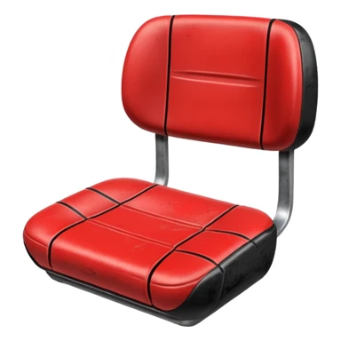 create an icon for an airbnb category - it should be a broken football seat sticker
