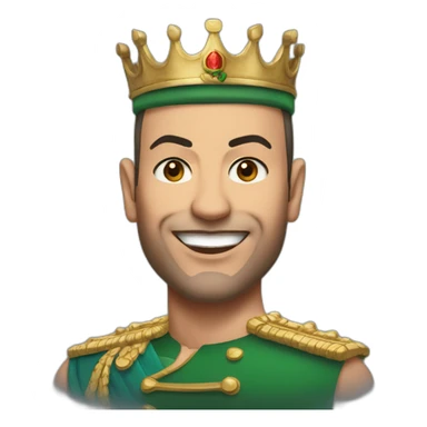 muscle king mohammed vi sticker