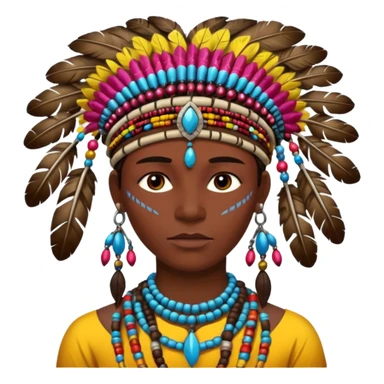 tribal person sticker
