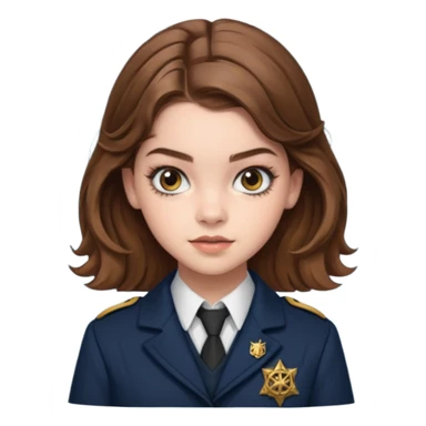 Barbara Palvin as Hermione Granger in ministry of magic sticker