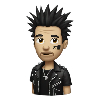 A punk who is dead sticker