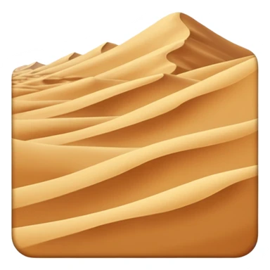 desert dunes scene. sticker