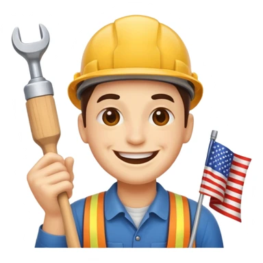 Happy Labor Day sticker