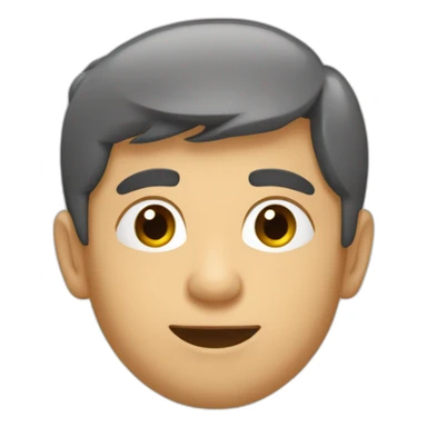 Garçon obèse avec un neau sticker