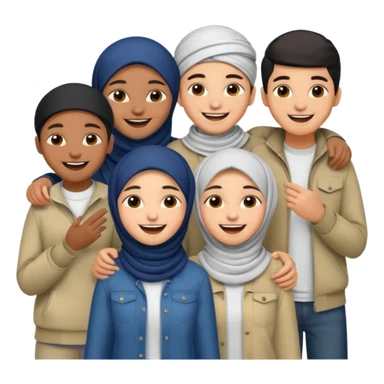 slang Muslim teenagers sticker