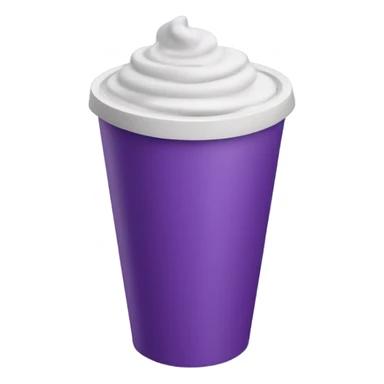 Styrofoam Cup of Purple Liquid ￼ sticker