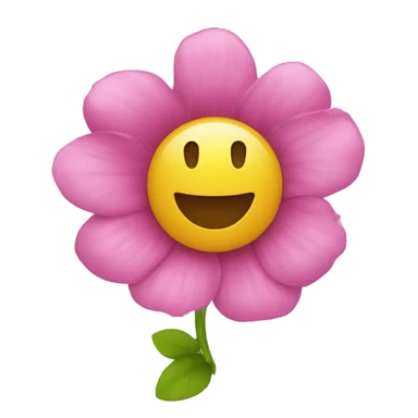 Un emoji que este sosteniendo una flor amarilla  sticker