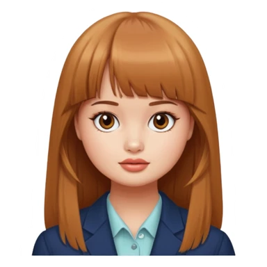 Debby Ryan (straight bangs) in Big City Greens sticker