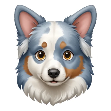 Blue merle Australian Shepherd ￼ sticker