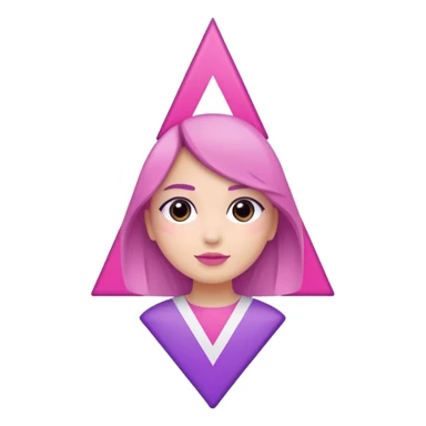 Demi girl flag sticker