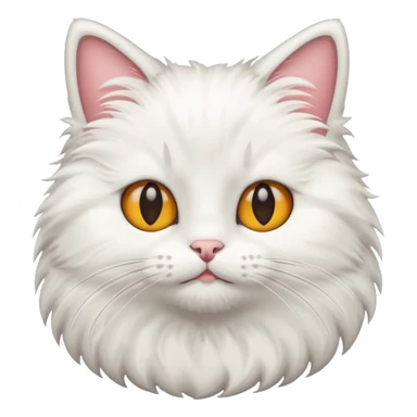 Fluffy cat sticker