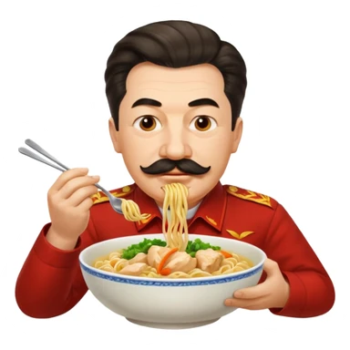 Stalin ăn mì gà sticker