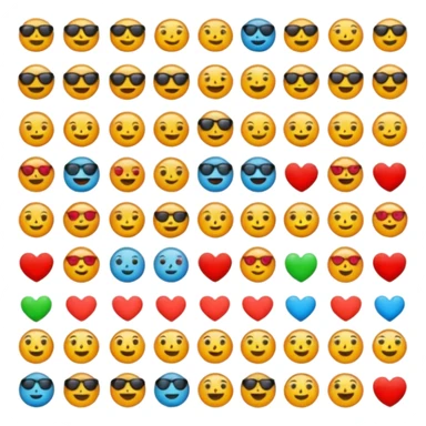 Mixe des emoji 🤷🏼7️⃣6️⃣ sticker