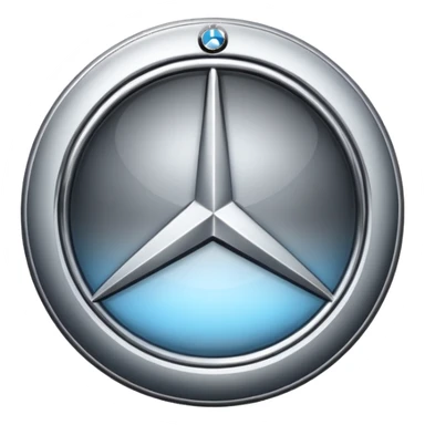 mercedes and BMW logo sticker