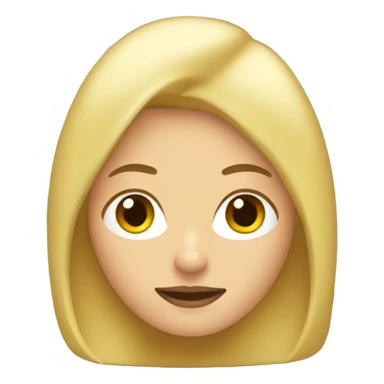 woman blonde bob teacher sticker