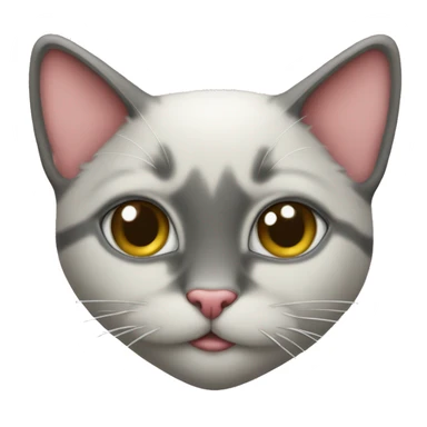 A heart with a kitten sticker