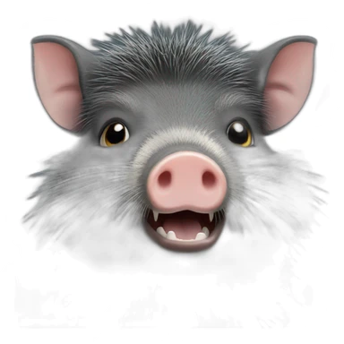 Collared Peccary sticker