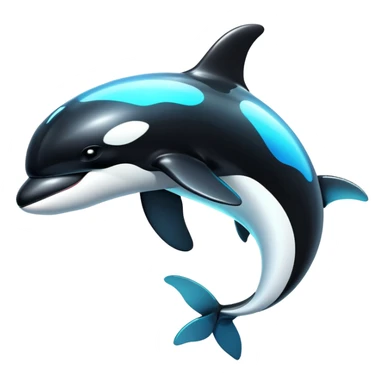 dystopian cybernetic android orca sticker