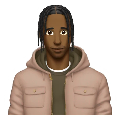 Travis Scott buying clothes  sticker