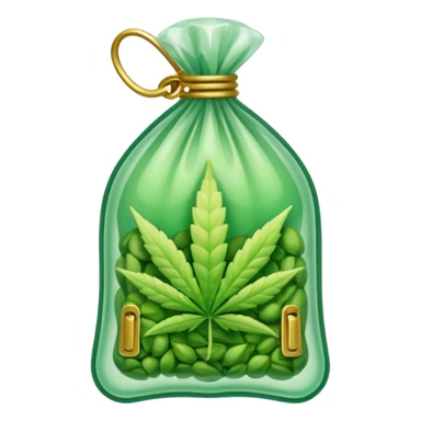 weed bud pack zip transparent sticker
