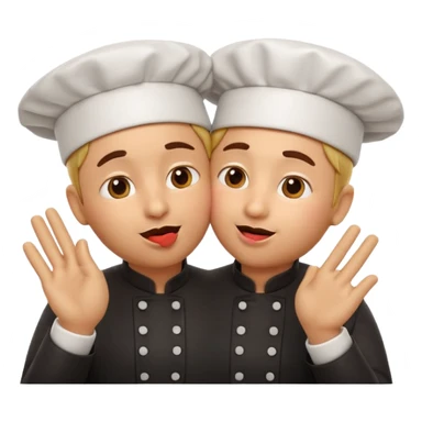 Chef Kiss El Hareketi, 3D rendered emoji, with professional lighting, no face on objects, white background sticker