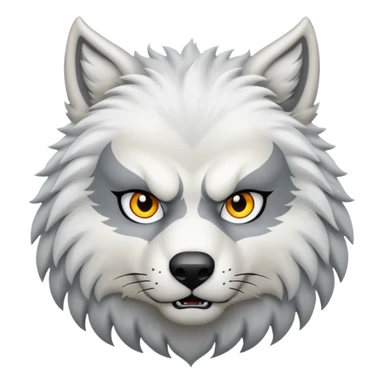 Lobo blanco sticker
