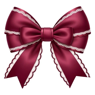 burgundy Valentine sticker