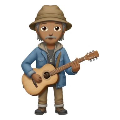 homeless busking sticker