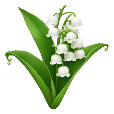 lily of the valley flower  sticker