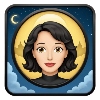 bat signal shining in the sky with jennifer beals bette porter jennifer beals from the L word tv show sticker