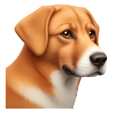Red fox Labrador sticker
