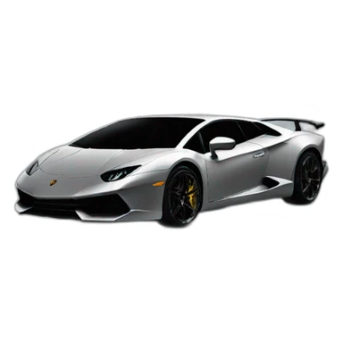 Lamborghini with blackhat  sticker