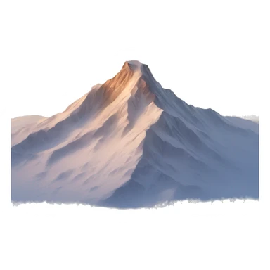 summit mountain seen from close sticker