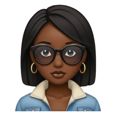 rihanah wear black sun glasses sticker