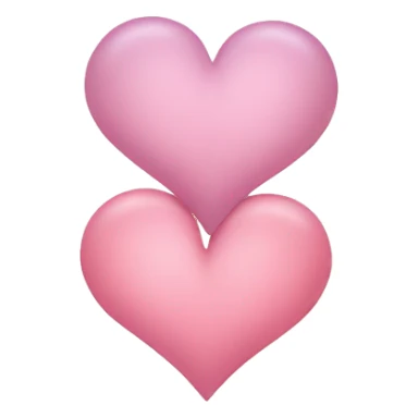 Couple-of-hearts-coloured-light-pastel-shade sticker