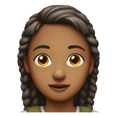 girl outdoors looking at viewer sticker