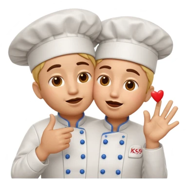 Chef Kiss El Hareketi, 3D rendered emoji, with professional lighting, no face on objects, white background sticker