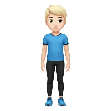 boy in leggings sticker