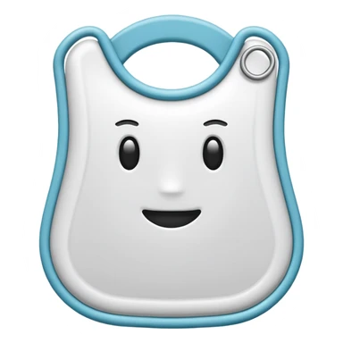 Ostomiebeutel Emoji ohne Gesicht, nur der Beutel sticker