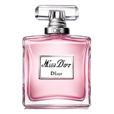 Miss Dior perfume bottle  sticker