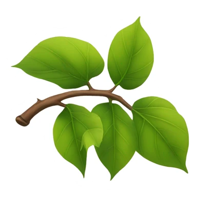 leaves on a branch sticker