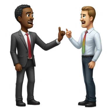 software engineer while arguing with his boss sticker