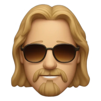 the big lebowski sunglasses sticker