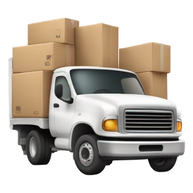 truck delivery sticker