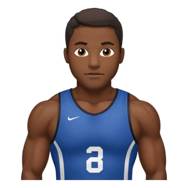 basketball player black man sticker