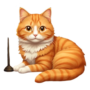 Window with cat on sill + lamp glow, Apartment Windows. sticker