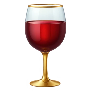 golden wine glass like holy grail sticker