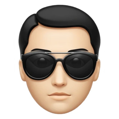 Matrix sunglasses sticker